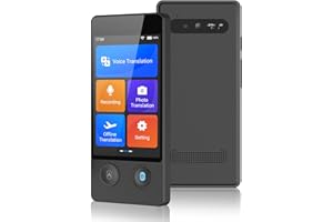 RODXEGU Language Translator Device, 2024 Instant Two-Way Language Translator, 144 Languages Supported, Online/Offline/AI/Voice/Photo Translation, Portable Translator Device for Business Learning Travel