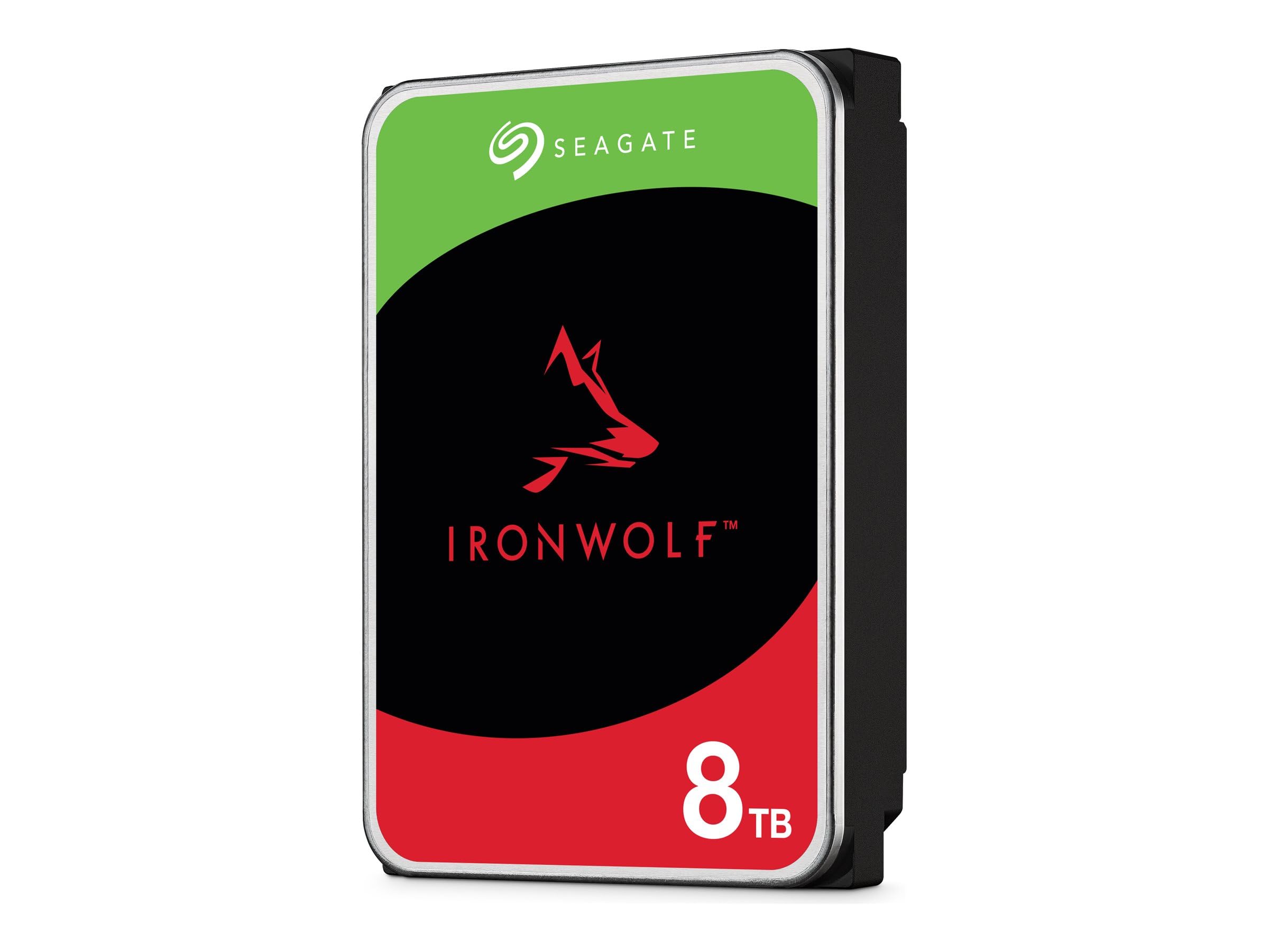Seagate IronWolf 8TB NAS Hard Drive 3.5" 5400RPM 256MB Cache