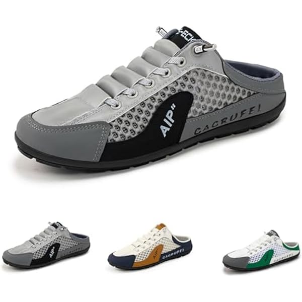 Amazon.com | Backless Tennis Shoes for Men Wide Mule Sneakers Slip