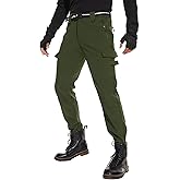 MOURCE Mens Fleece Lined Hiking Pants Waterproof - Insulated Outdoor Snow Ski Pants for Men