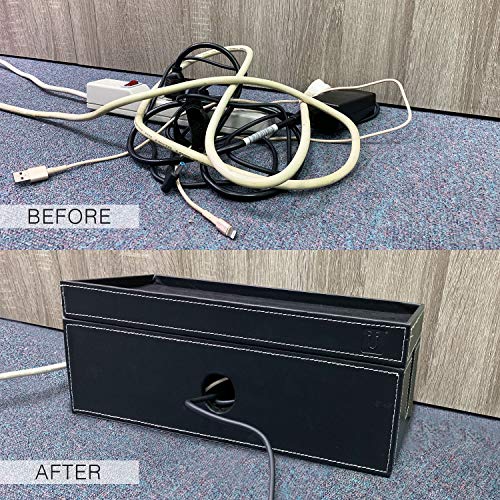 NEET Cable Management Box Large, Computer Cord Organizer, Hide and