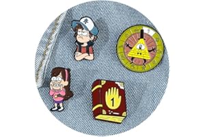 SHLAQIWA Cute Enamel Pins Set Cartoon Brooch Lapel Pins for Backpacks Funny Pins Kawaii Badge Pins for Clothing Bags Hats Decorations Girls Boys Women Gift
