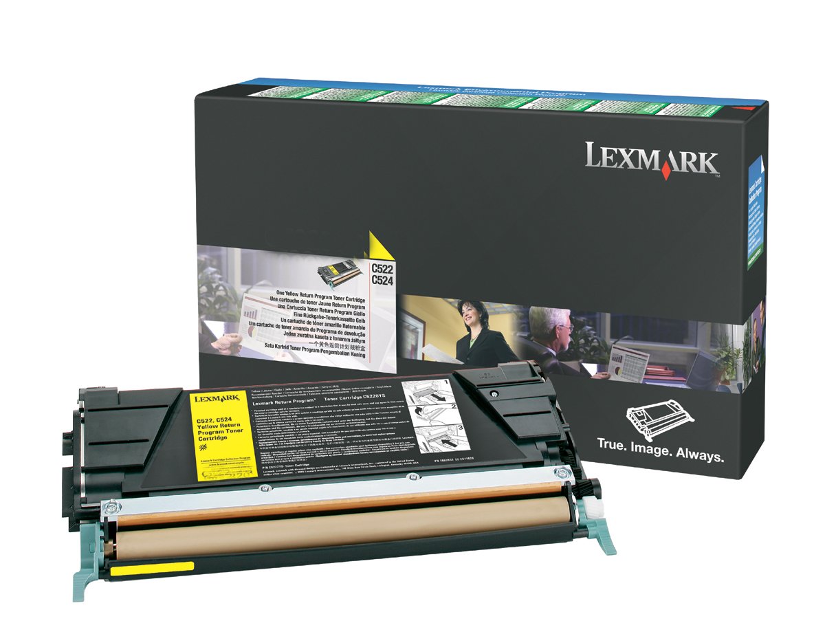 Lexmark C522A3YG Laser Cartridge