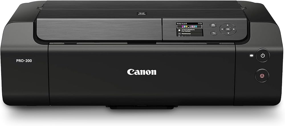 Canon PIXMA PRO-200 Printer A3+ Dye Ink Vibrant Colour Media Handling LCD