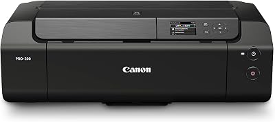 Canon PIXMA PRO-200 Printer A3+ Dye Ink Vibrant Colour Media Handling LCD