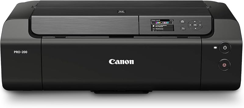 Canon PIXMA PRO-200 Printer A3+ Dye Ink Vibrant Colour Media Handling LCD