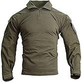 EMERSONGEAR Men's Tactical Shirt,Gen3 Airsoft Combat Army Paintball Quick Dry Long Sleeve BDU T-Shirt Top