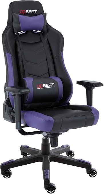 Amazon Com Opseat Grandmaster Series 2018 Computer Gaming Chair Racing Seat Pc Gaming Desk Chair Purple Kitchen Dining