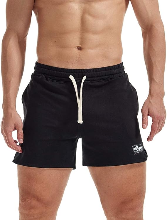 AIMPACT Mens Workout Sweat Shorts Bodybuilding