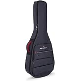 Crossrock CRSG107C Full Size Classical Guitar Bag, 10mm Padding, Backpack Available，Dark Grey (CRSG107CGR)