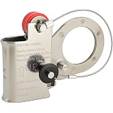 CHENNTAI Stainless Steel Rope Grab for 5/8"- 3/4" Rope, Lightweight Security Gear for Rescue Mountaineering Rock Climbing High-Altitude Operations