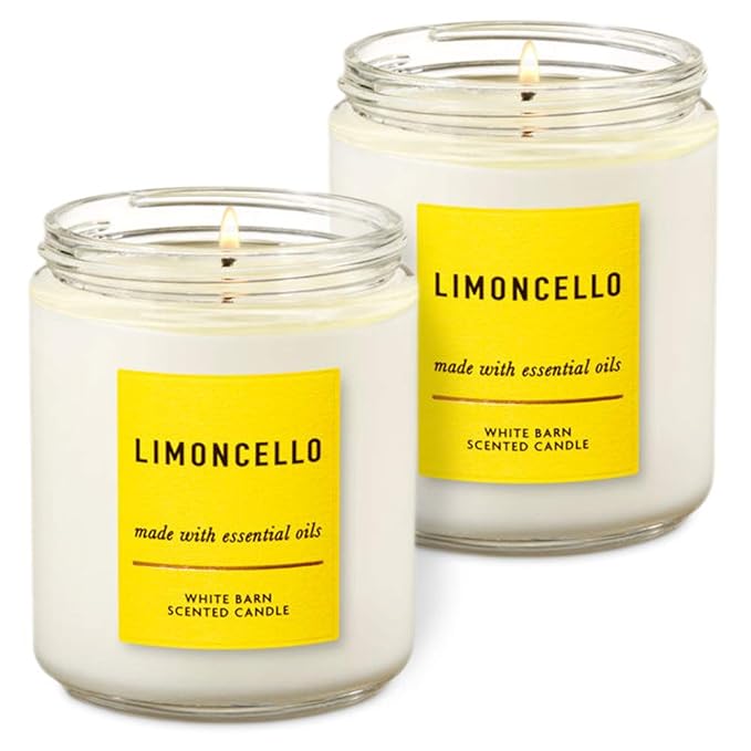 Bath & Body Works White Barn Limoncello Single Wick