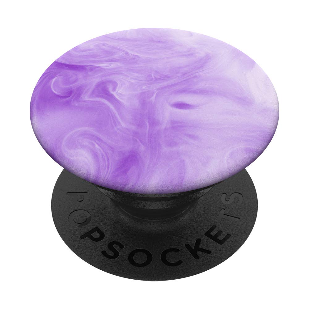 Lavender light purple violet lilac watercolor smoke abstract PopSockets Swappable PopGrip