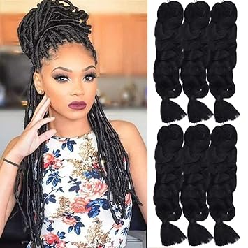 6packs 1 Instastyle Afro Box Braiding Hair Crochet Kinkys