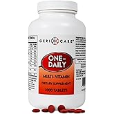 GeriCare Multivitamin Supplement Tablets, (Bottle of 1000)