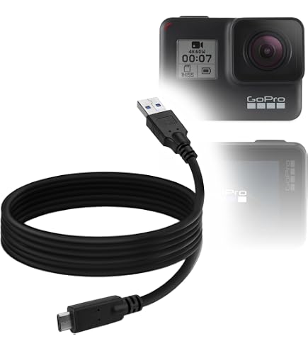 GoPro Hero7 本体と充電ケーブル Amazon.com: BoxWave Cable Compatible with GoPro Hero 7 Black