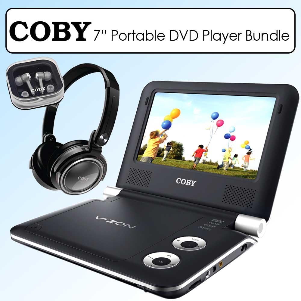 Coby 7 inch Portable Dvd/cd/mp3 Player Home Audio & Theater