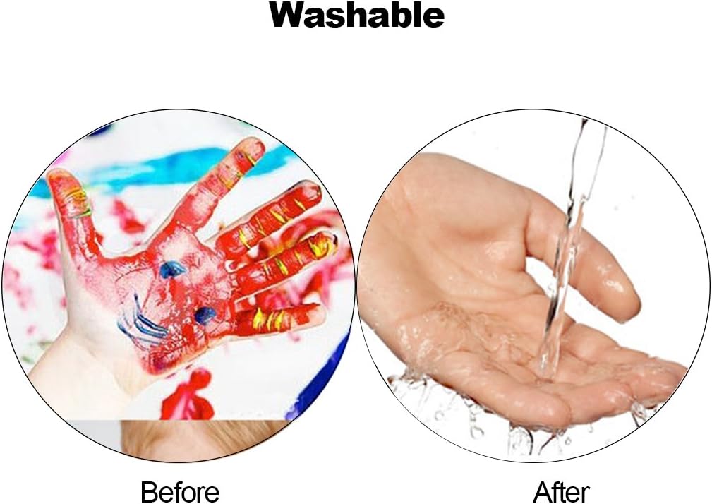 iMustech Finger Paints for Toddlers Non Toxic & Washable,12 Colors Kids Paint Set for Fun Art Supplies for Preschoolers,Arts & Crafts Supplies: Arts, Crafts & Sewing