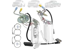 LONGKEES Front & Rear Fuel Pump Assembly Compatible with Ford F-150 F-250 F-350 1992-1997, Replaces SP2005H SP2007H