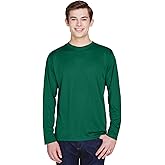 Team 365 Men's Zone Performance Long-Sleeve T-Shirt S SPORT FOREST