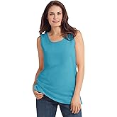 Woman Within Plus Size Perfect Scoopneck Tank (Petite Available)