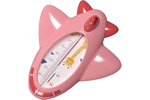 MST3558 Baby Bath Thermometer, Airplane Shape Lovely Multifunctional Infant Water Temperature Thermometer ()