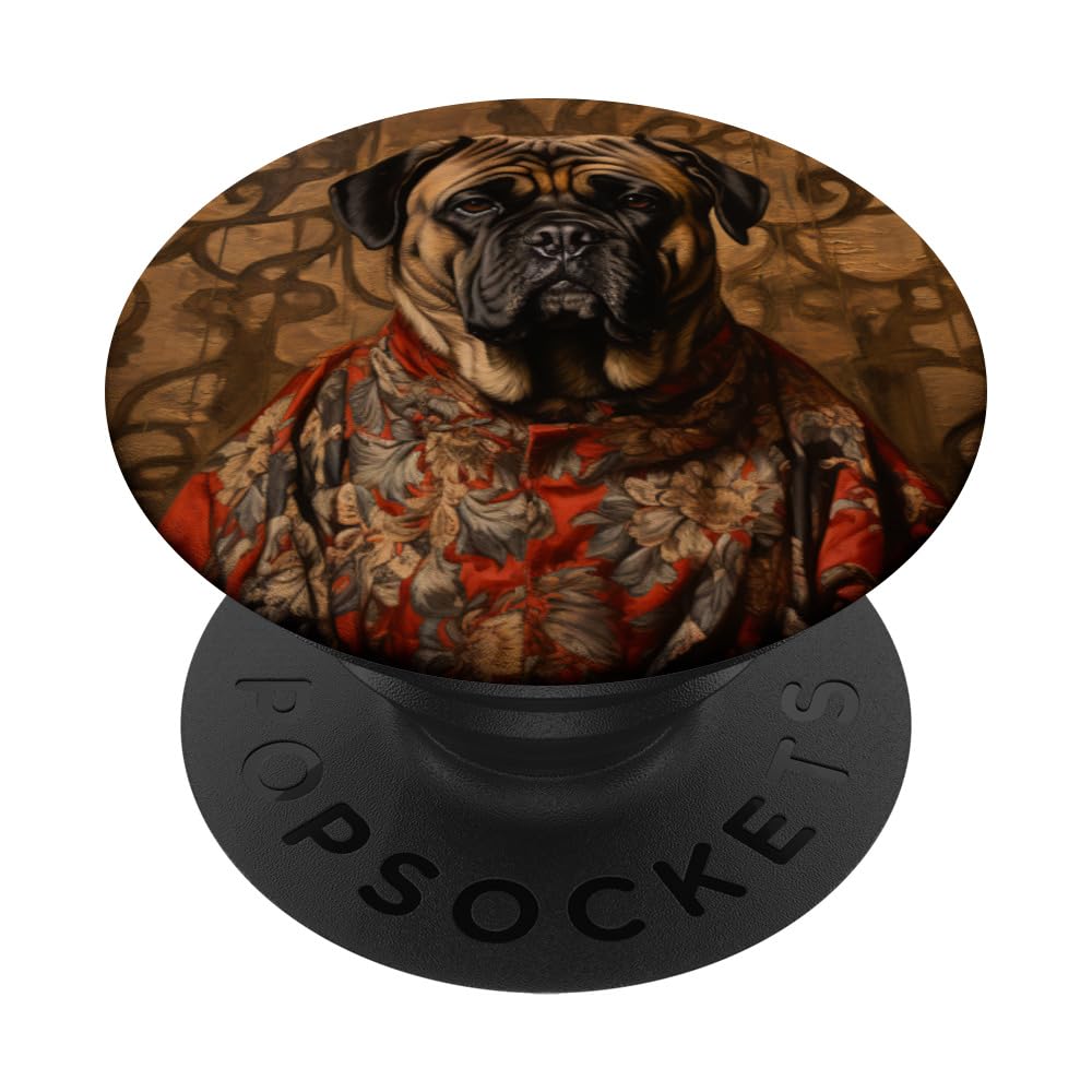 Spanish Mastiff Japanese Dog Loyal Pet Friend Kawaii PopSockets Swappable PopGrip