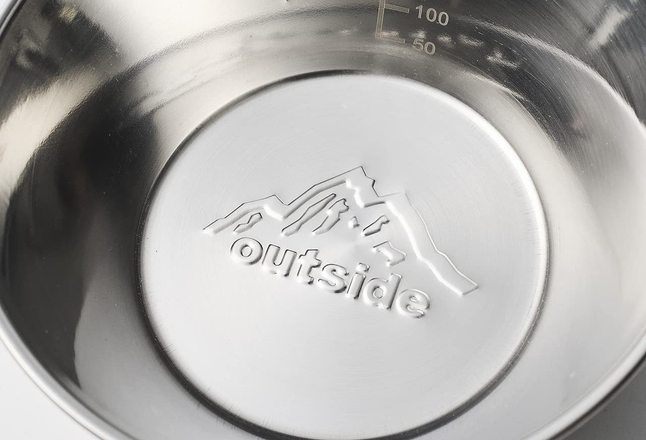 【アウトサイドベース ムック本付録】アウトサイドベース(outside BASE) ロゴ入りシェラカップ 2021年8月24日発売