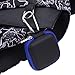 eBoot Earbud Case Mini Carrying Pouch with Carabiner for Earphone and USB Cable, 5 Colors