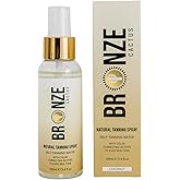 Bronze Cactus Hydrating Self-Tanning Water Spray – Coconut Scented | Lightweight, Refreshing Mist with Multivitamins | Natural Sun-Kissed Glow | All Skin Types | Vegan Friendly Hydration | 6.7 fl oz