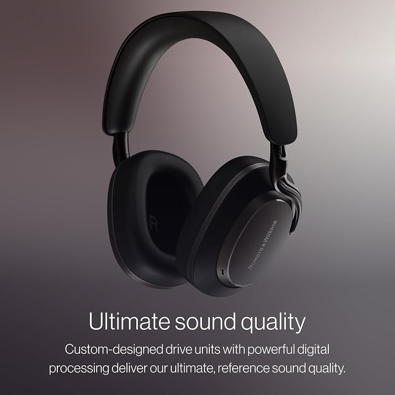 Auscultadores sem fios Px8 S2 Over-Ear com cancelamento de ruído, Bluetooth e carregamento rápido - Warm Stone