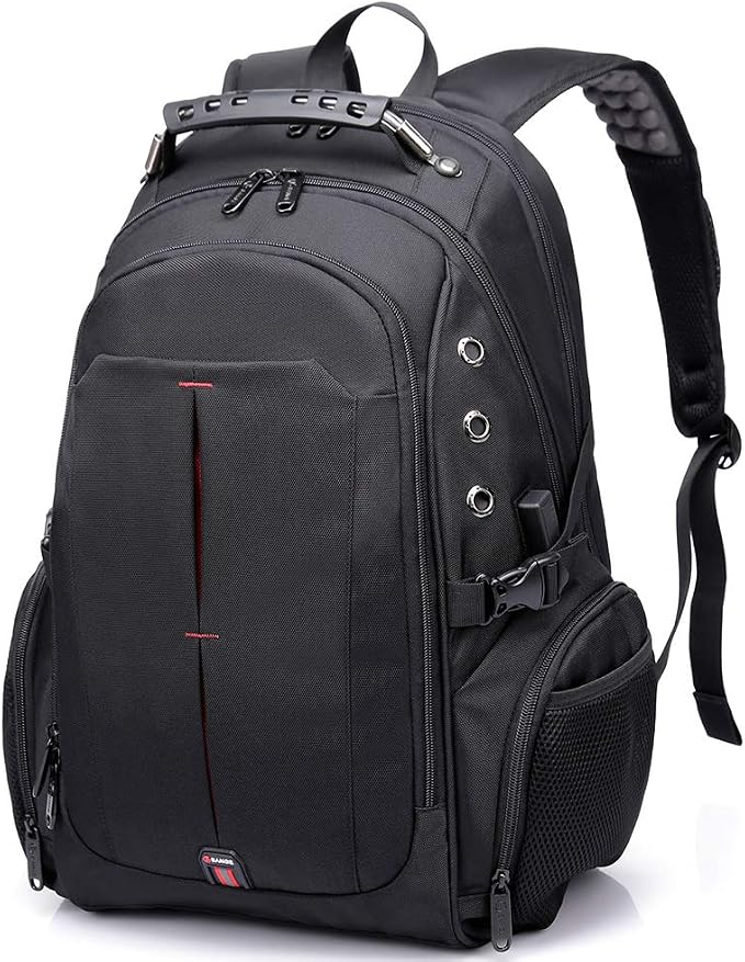 Mochila Para Hombre Ampliable 18L-25L - Impermeable, Con Portátil Hasta 17 Pulgadas, Ideal Para Trabajo Y Viajes