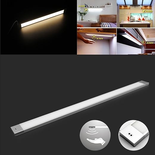 LED Unterbauleuchte Schrankleuchte Küchenleuchte Warmweiß Flächenleuchte LED Küchenleuchte 12W/90cm Unterbauleuchte Möbelleuc