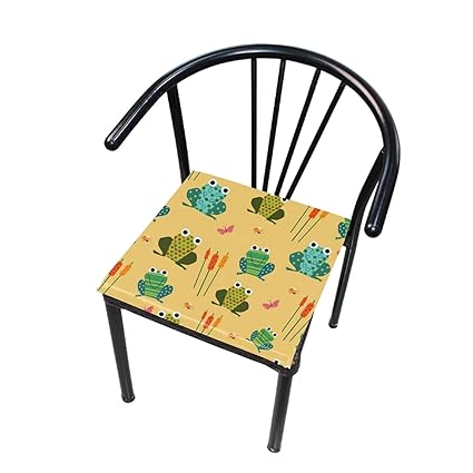 Amazon Com Retro Frog Set Chair Pads And Seat Cushions With