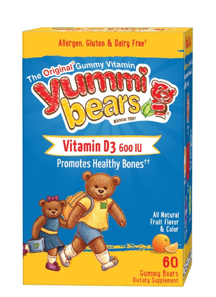 Yummi Bears MultiVitamin & Mineral, 200Count Gummy Bears