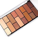 Technic Exposed Eyeshadow Palette 16 Eyeshadows Brown Bronzes Neutrals 29.6g view 2