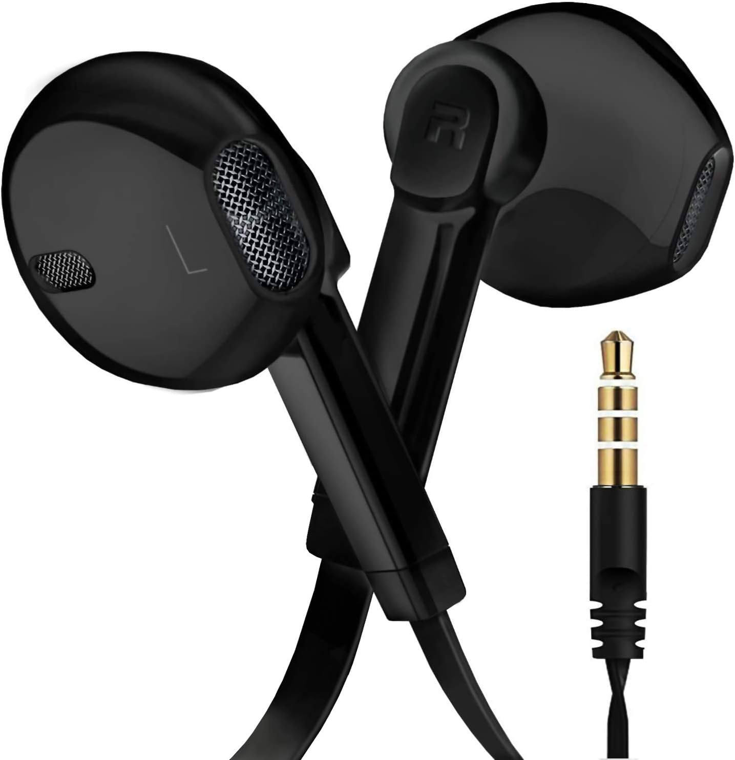 Earbuds Headphones, Boost+ Premium Stereo Sound with Microphone, Remote Volume