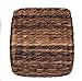 BirdRock Home Seagrass Accent Stool | Made of Hand Woven Seagrass | 21 inch Stool
