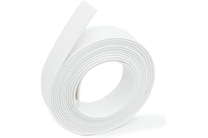 MEYOOZIISU 1/2" Heat Shrink Tubing - 3:1 Ratio Dual Wall Adhesive Lined, Marine Grade, Waterproof Insulation - Electrical Industrial Cable Wire Tube Wrap - White