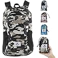 4Monster Hiking Daypack,Water Resistant Lightweight Packable Backpack for Travel Camping Outdoor