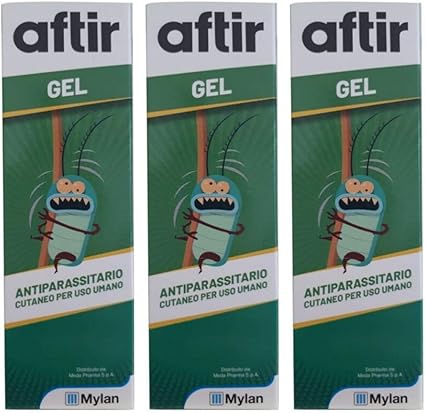 3x Aftir Gel Antipediculosi Antiparassitario Cutaneo 40 G Pidocchi E Lendini Amazon It Bellezza