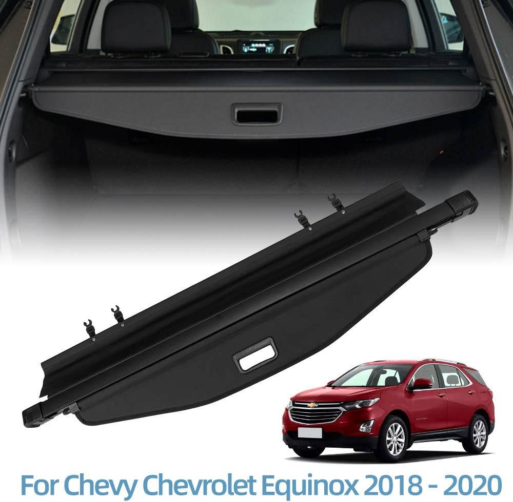 Amazon Com Vesul Retractable Rear Trunk Cargo Cover Fit For Chevy Chevrolet Equinox Gmc Terrain 2018 2019 2020 Security Shade Shield Tonneau Cover Anti Peeping Luggage Privacy Screen With Extra Canvas Cover Automotive