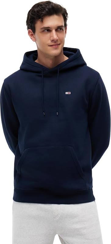 Herren TJM Reg Flag Hoodie Dm0dm20742 Kapuzenpullover, Blue (Dark Night Navy), M EU