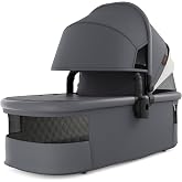 mompush Bassinet for Ultimate 2 &amp; Ultimate 3 Strollers | Birth to 20 lbs, ventilation panels, extendable UPF50+ canopy, spacious interior, soft mattress, easy attachment