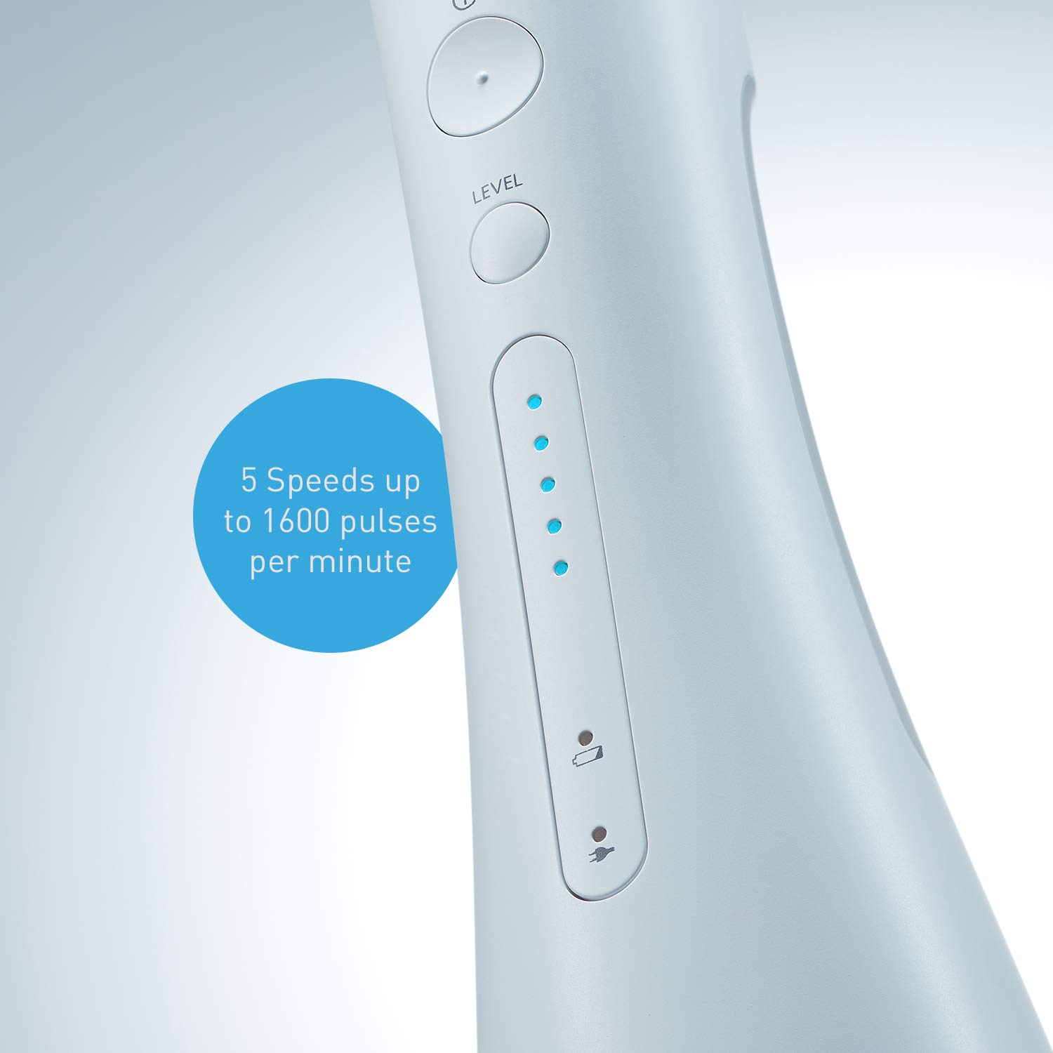Panasonic Professional Cordless Water Flosser with Ultrasonic Cleaning Portable Oral Irrigator, White, 1 Count, Pack of 3: Beauty