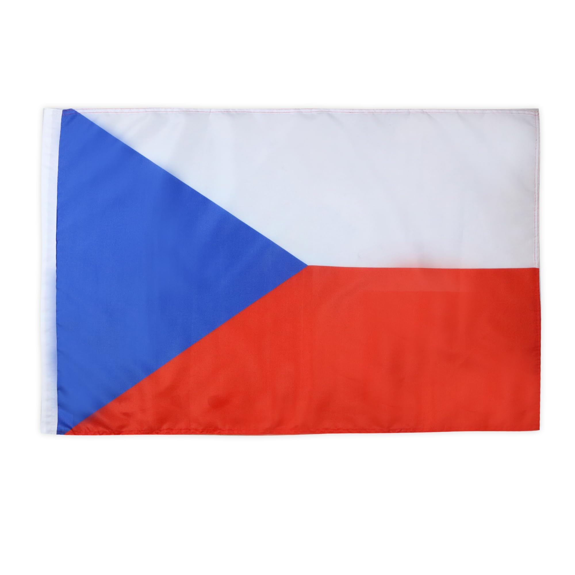 AZ FLAG - Czech Republic Flag - 2x3 Ft - Czech Banner with Sleeve - 100% Polyester - Fade Resistant - Vivid Colors - 2' x 3' Feet - 90x60 Cm