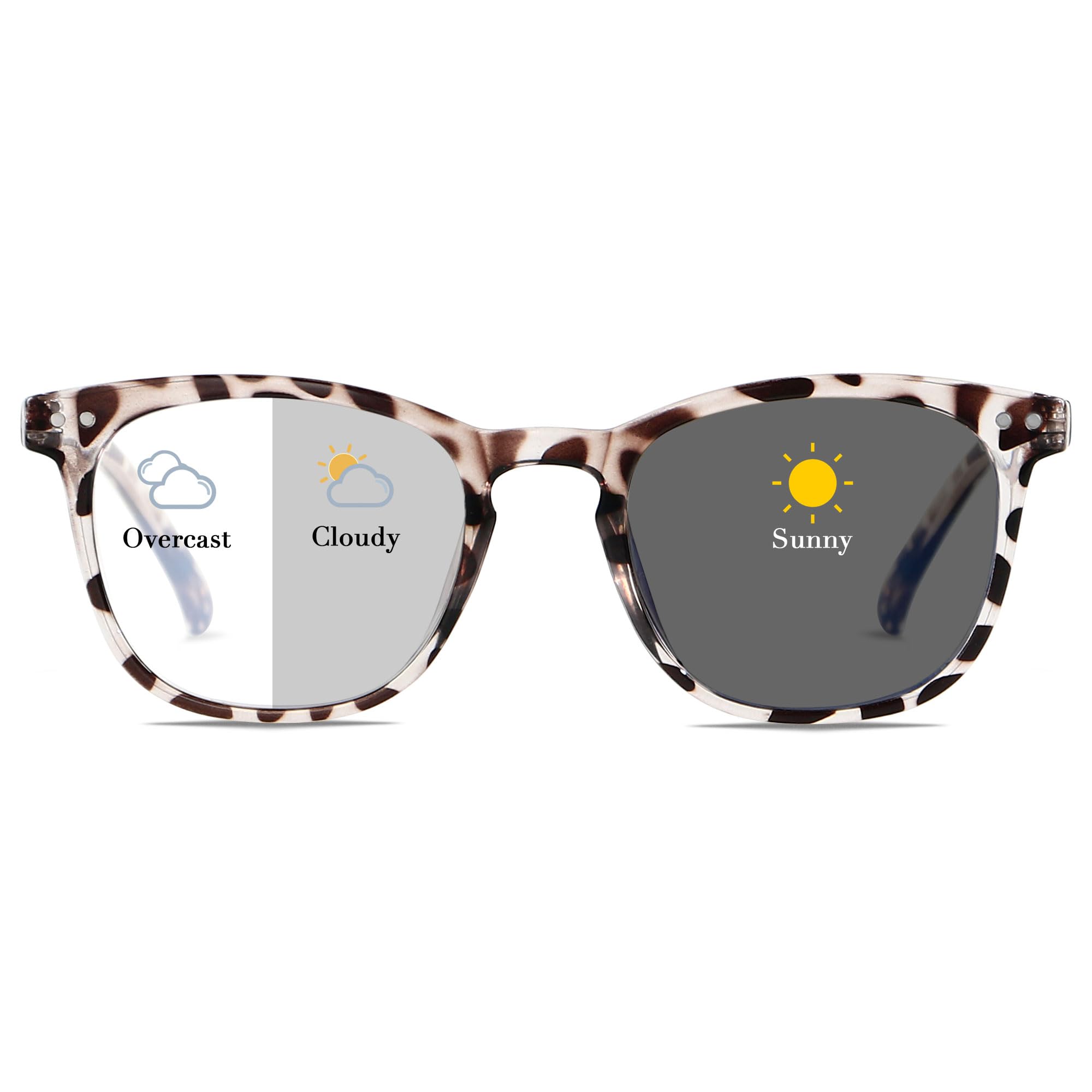 Photo 1 of ANDWOOD Photochromic Sunglasses for Women Men UV Protection Blue Light Blocking Glasses Computer Filter Bluelight Blocker Anti Blue Ray