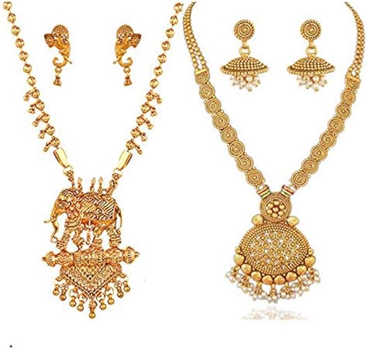YouBella Jewellery Sets for Women Gold 