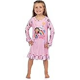 INTIMO Gabby's Dollhouse Pajama Toddler Girl's A-meowzing Long Sleeve Ruffle Nightgown