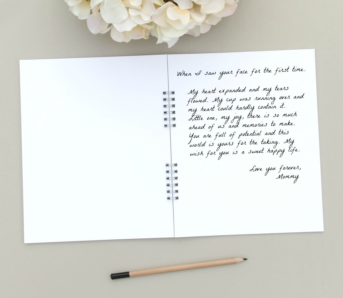 Baby Shower Guest Book And Baby Shower Advice Book For Keepsake Baby
